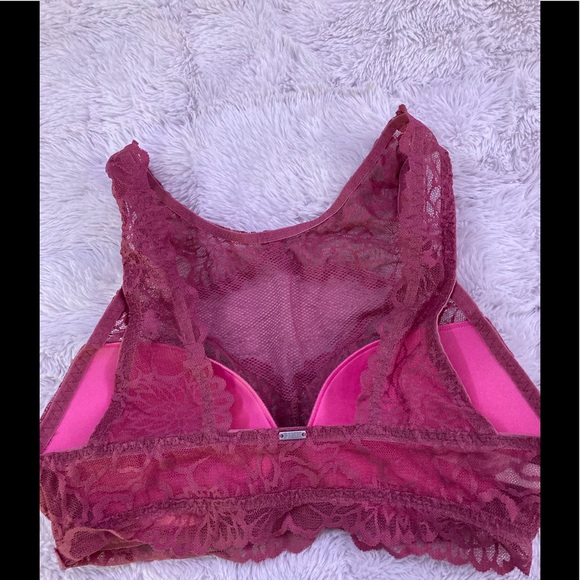 VS Pink- High Neck Lace Bralette - Picture 2 of 6